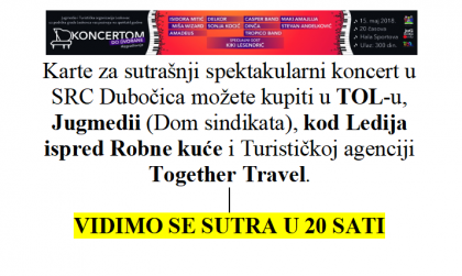 DANAS ISTORIJSKI KONCERT – SVE LESKOVAČKE ZVEZDE NA JEDNOM MESTU item-thumbnail