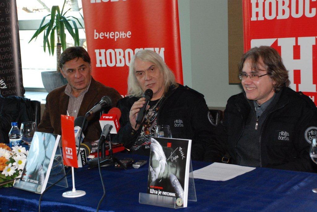 Bora Čorba promovisao svoju knjigu i najavio koncert u Čairu