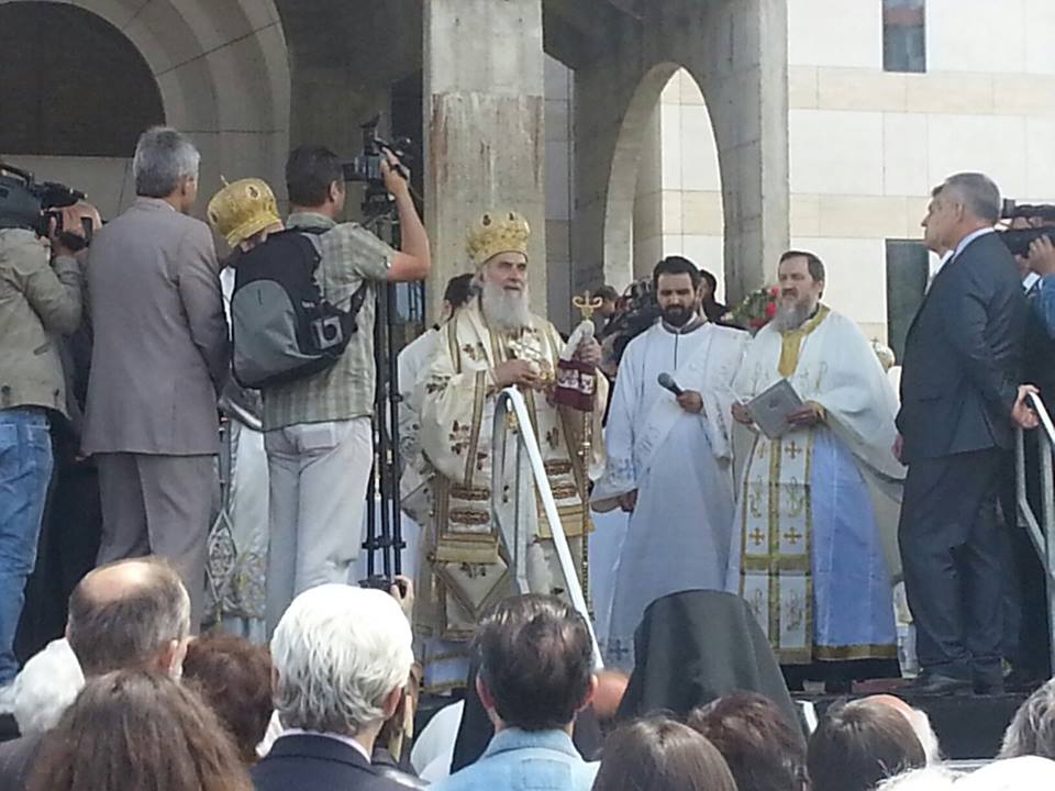 Liturgija i osveštanje crkve za gradsku slavu