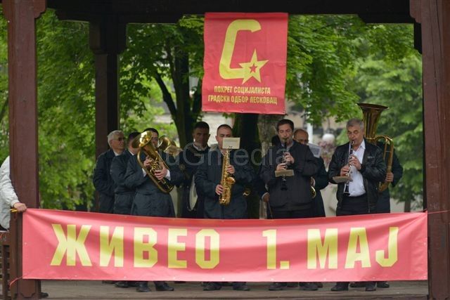 Prvomajska budilica u Leskovcu