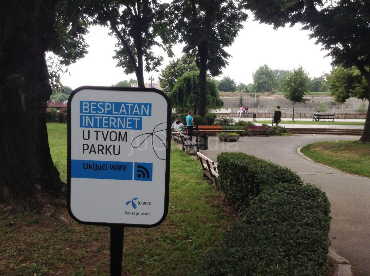 Besplatan internet u parku Petra Bojovića
