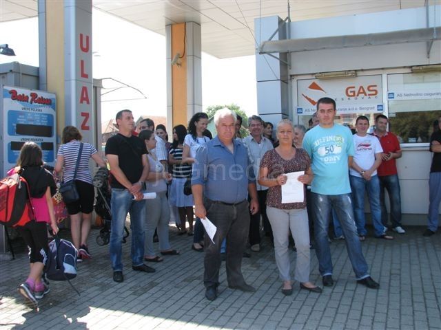 Štrajk radnika Gradske autobuske stanice u Leskovcu