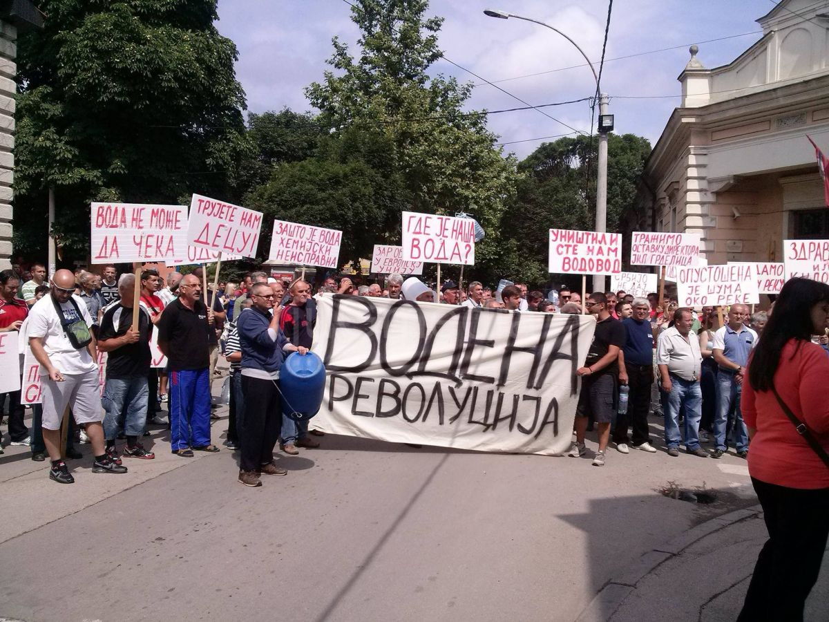 Grdeličani u Leskovcu pokrenuli „vodenu revoluciju“