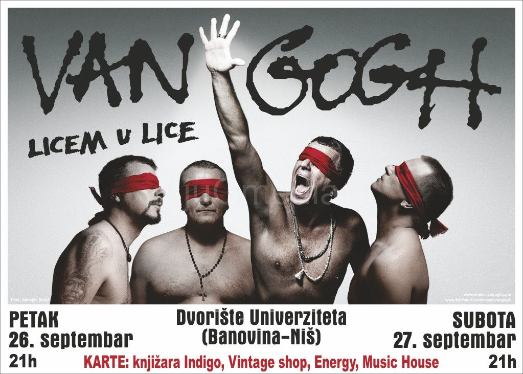 Danas počinje prodaja karata za koncert grupe „Van Gog“