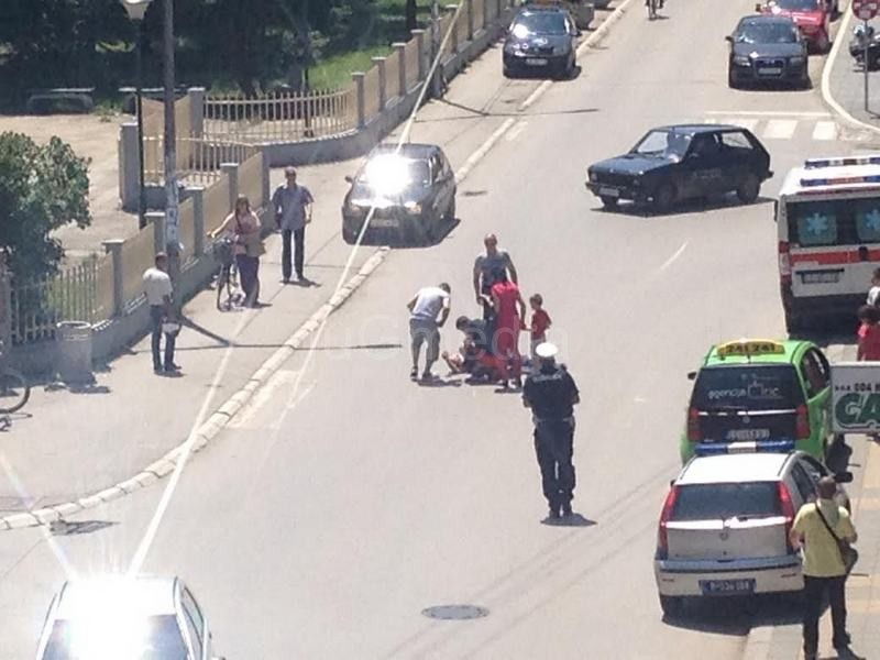 INCIDENT: Blokirao saobraćaj zbog navodnih batina u sudu