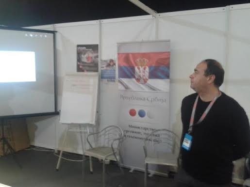 Nastavnik matematike Saško Nikolić na sajmu “Nove tehnologije u obrazovanju”