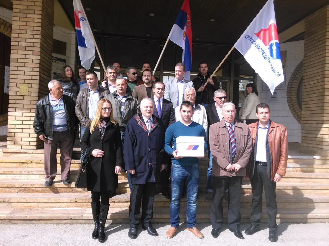 Naprednjaci u Vranjskoj Banji prvi predali listu za lokalne izbore