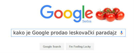 Kako je GOOGLE prodao leskovački paradajz