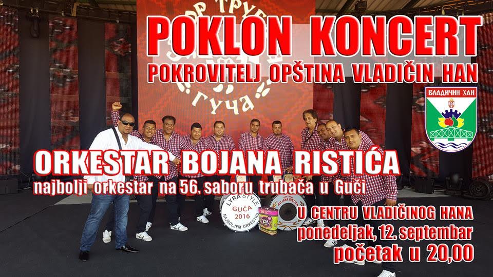 Hančanima poklon koncert najboljeg trubača sa Guče