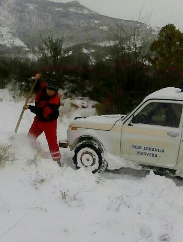 Prva žrtva sibirske zime u Medveđi