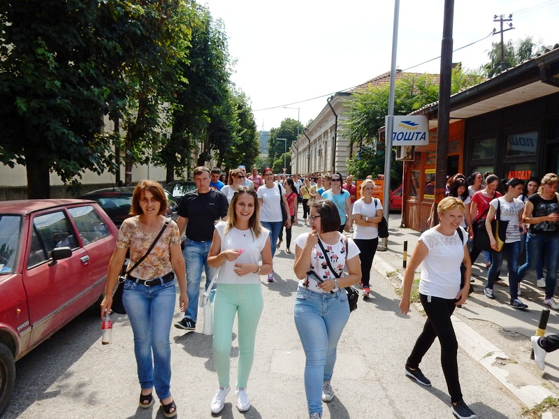 Protest vanlinijskih prevoznika i radnika “Jure” i “Falke”