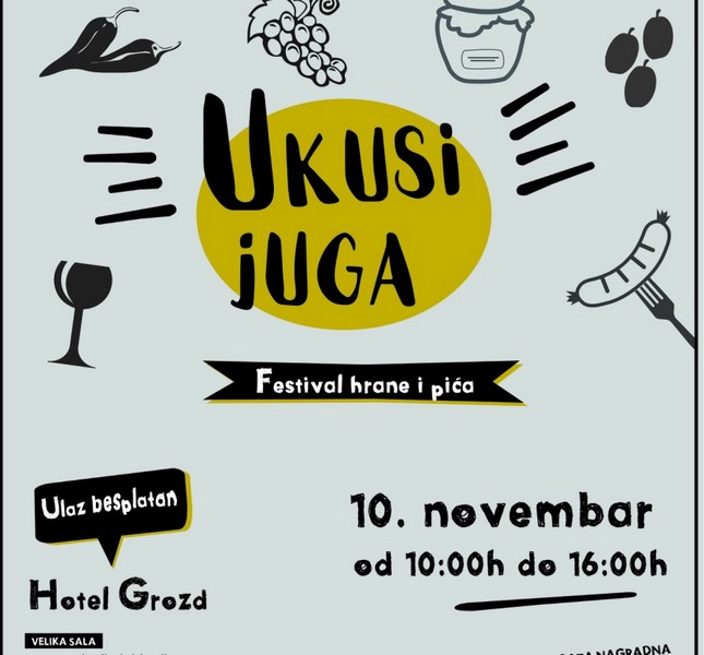 UKUSI JUGA Prvi festival pića i hrane u Vlasotincu