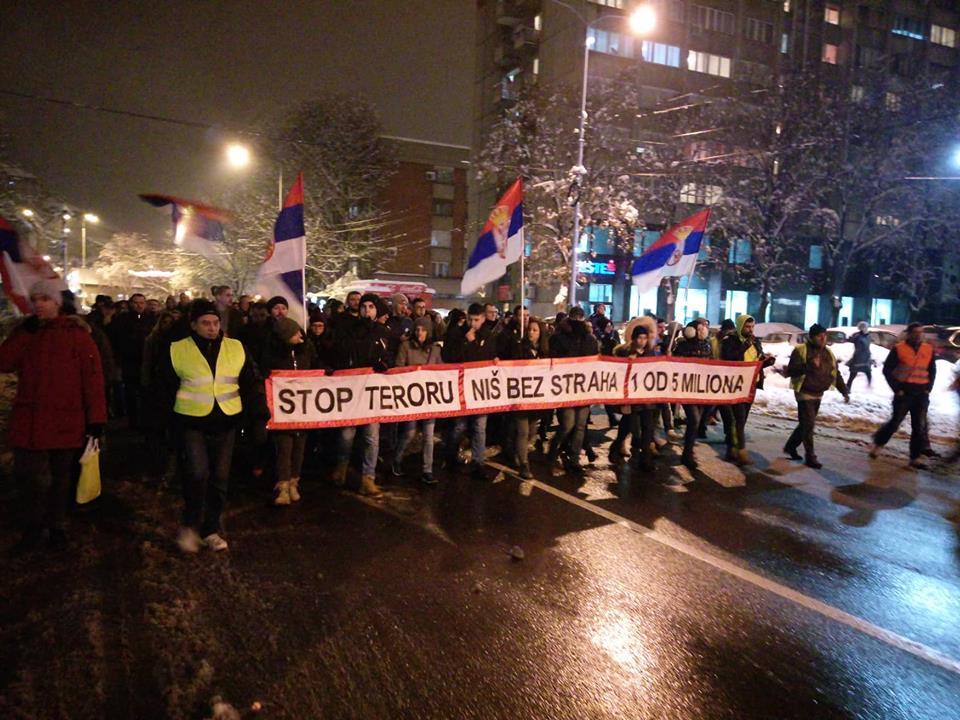 Danas nove protestne šetnje u Nišu i Vranju, sutra u Prokuplju i Leskovcu