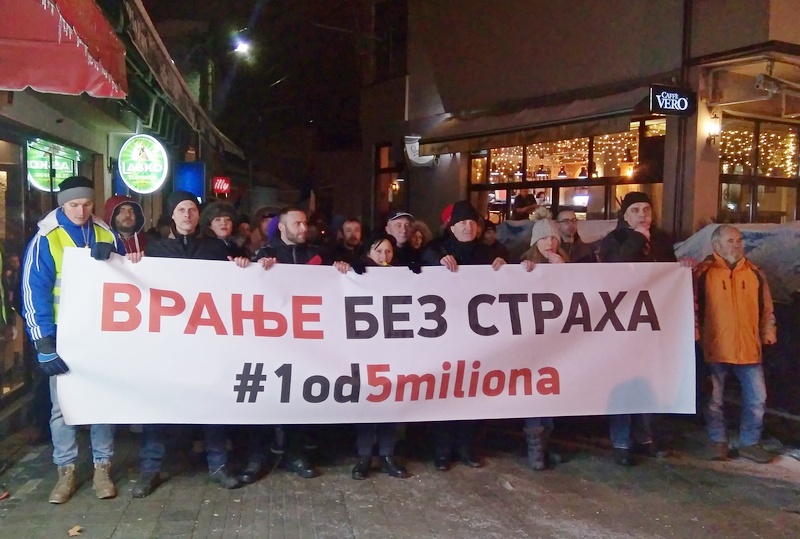 Trojica advokata iz Vranja podržala građanske proteste