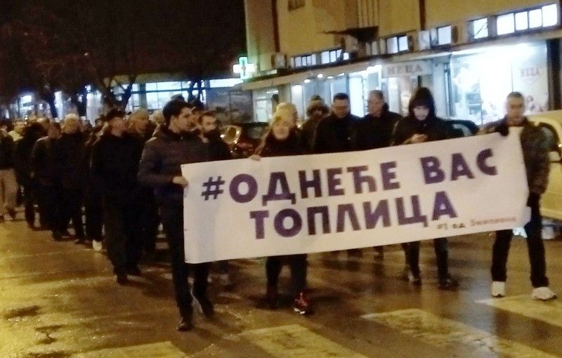 U Kuršumliji se i sinoć protestovalo