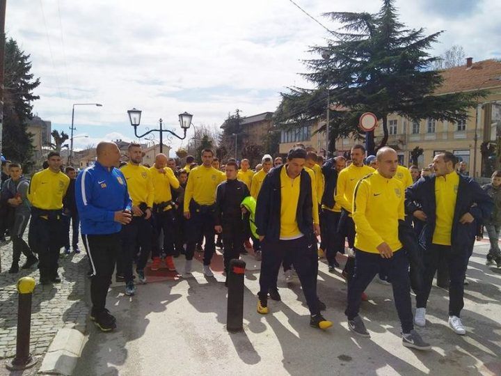 FK Dinamo sutra protestuje u centru Vranja