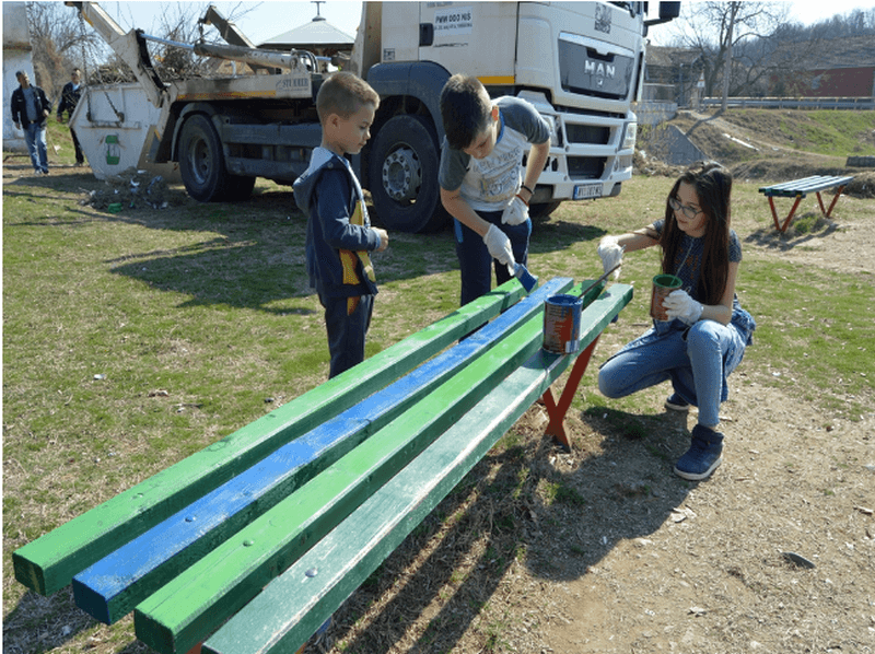 Akcija uređenja igrališta u Velikoj Biljanici