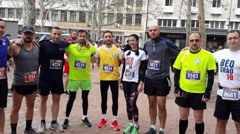 Vranjski maratonci učesnici ,,Trke dobrote” Beogradskog maratona