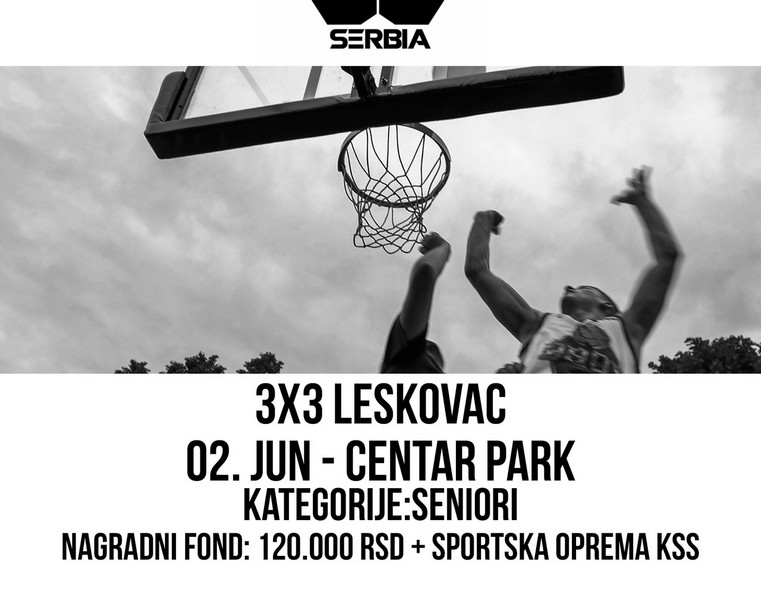 Basket na otvorenom u nedelju u Leskovcu