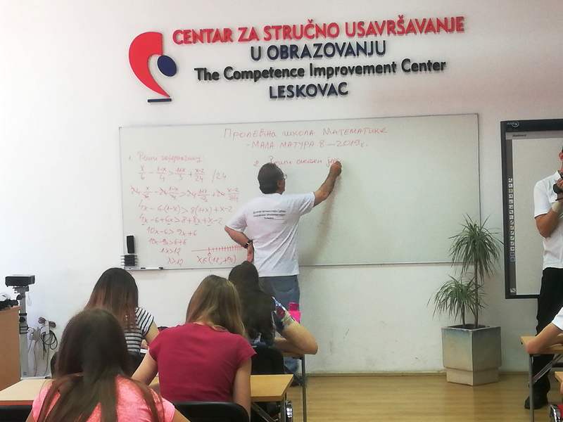 Leskovački osmaci spremni za završni ispit iz matematike