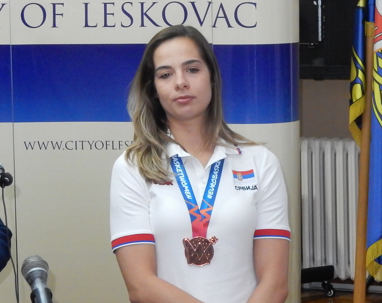 Košarkašica Maja Miljković ponos Leskovca