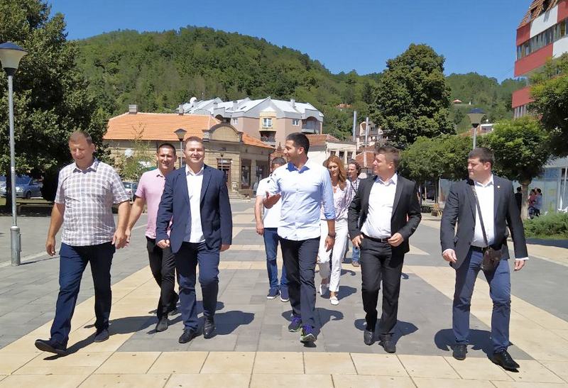 Ministar Udovičić i direktor „Srbijavode“ obišli Medveđu