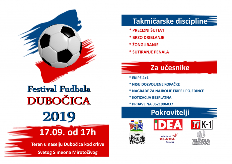 Festival fudbala u naselju Dubočica