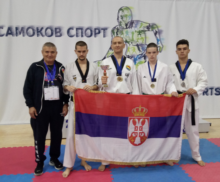 Srpski tekvondo tim drugi na prvenstvu u Bugarskoj