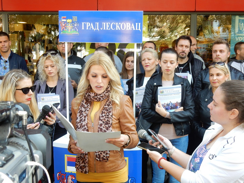 U Leskovačkom glasniku centralno mesto Vučićeva poseta