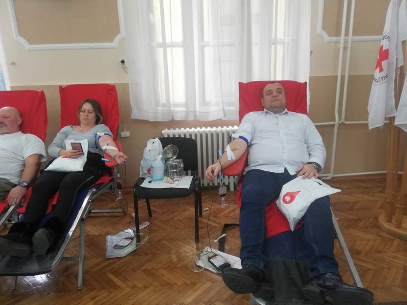 Prva akcija davanja krvi u ovoj godini organizovana u sali grada Leskovca