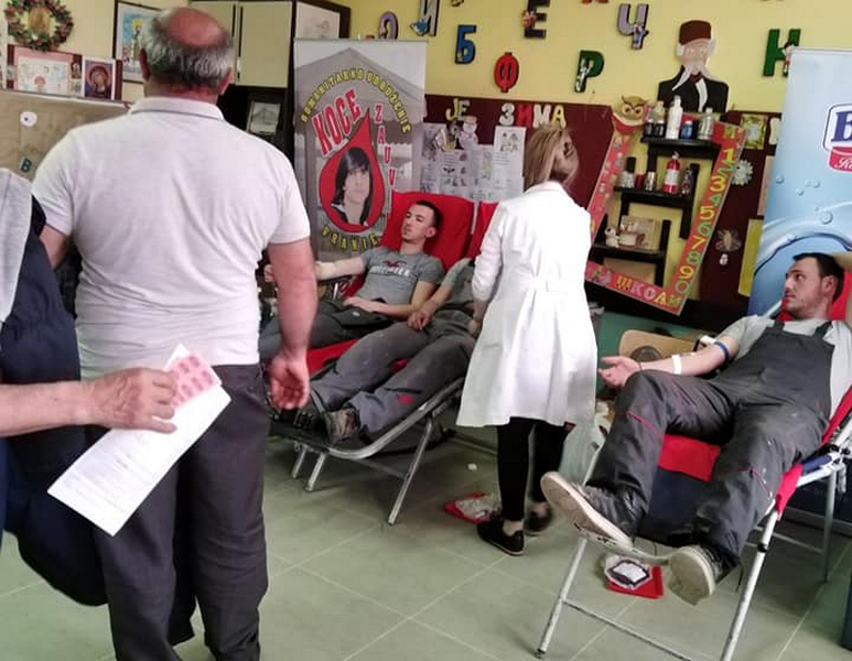 Akcija dobrovoljnog davanja krvi u „Alfa- plam-u“