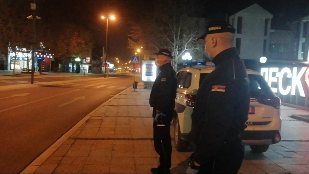 Zbog nepoštovanja policijskog časa u Leskovcu, Bojniku i Vlasotincu uhapšeno sedam osoba, tri starca zbog šetanja