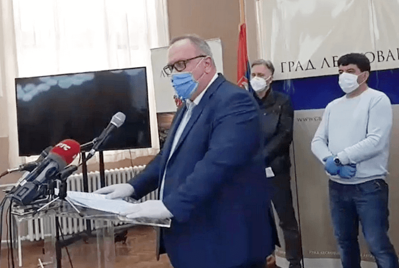 Reč gradonačelnika Leskovca na dan ukidanja vanrednog stanja u Srbiji