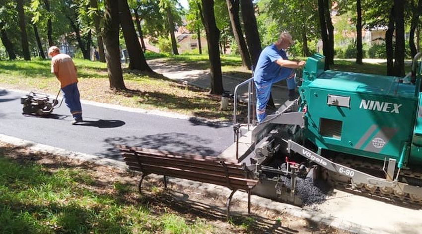 Nastavlja se ulepšavanje parka „Devet Jugovića“ asfaltiranjem staza