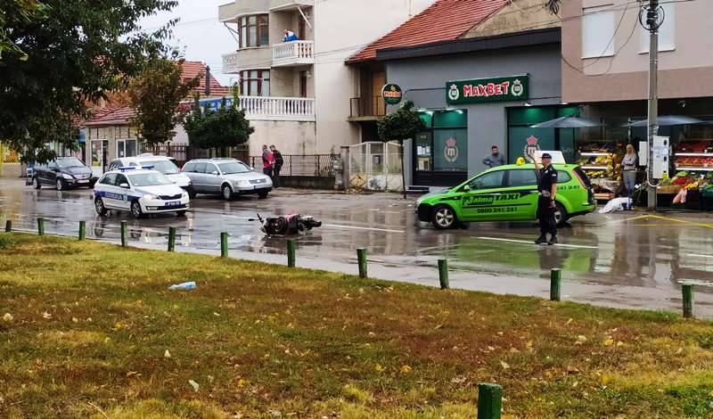 Taksista pokosio motociklistu u Suvoj reci