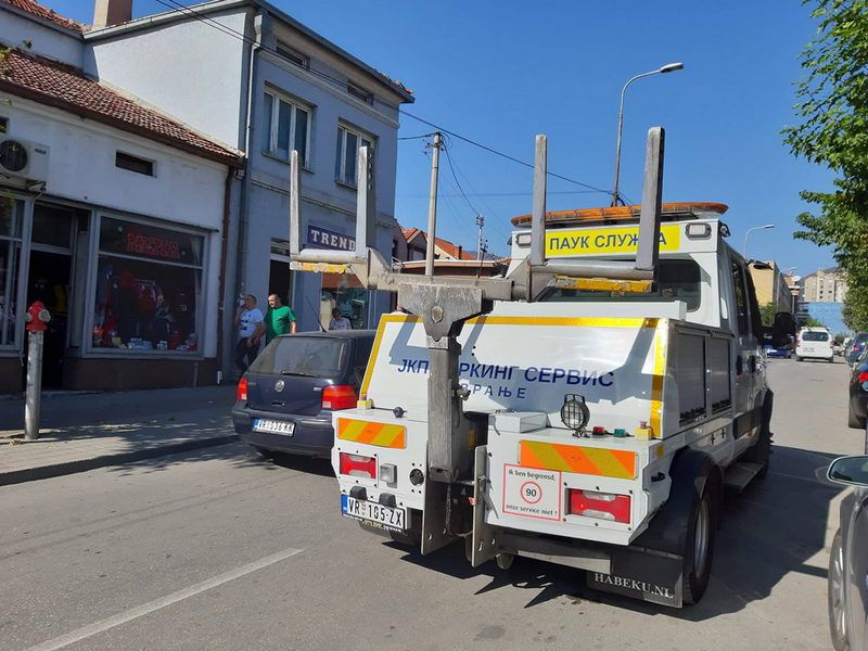 Uskoro video pauk na ulicama grada Vranja