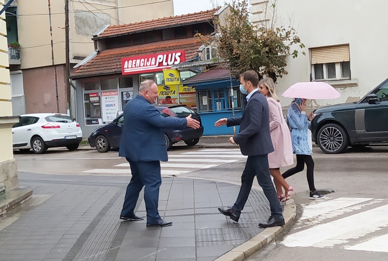 Siniša Mali stigao u Leskovac, s gradonačelnikom o važnim projektima