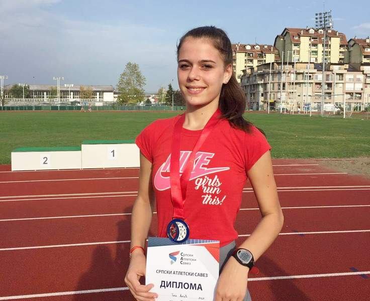 Atletičarke Dubočice osvojile dve medalje na državnom prvenstvu