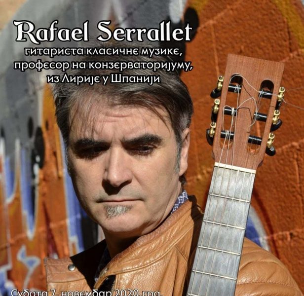 Španski gitarista Rafael Sarralleta nastupa u Vranju