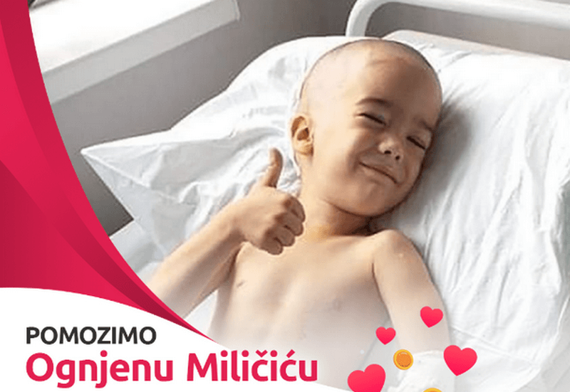 Pomozimo četvorogodišnjem Ognjenu iz Leskovca da pobedi tumor mozga