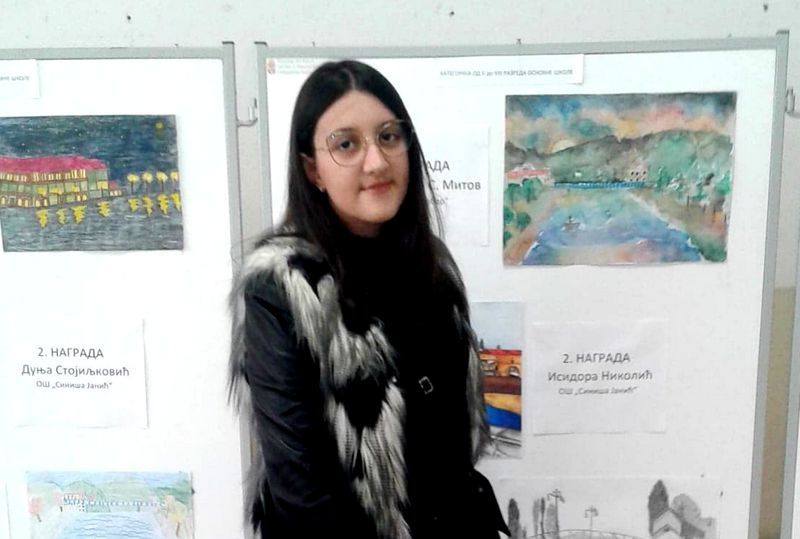 Nekad je bila učenica profesora Nebojše Mitrovića Puše, a sad osvojila prvu nagradu na konkursu u čast čuvenog umetnika