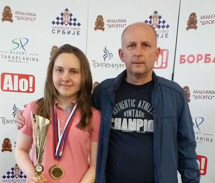 Anđela Dimitrijević šampion Srbije u ubrzanom šahu