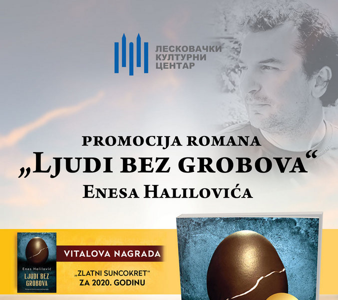 Promocija romana “Ljudi bez grobova” sutra u LKC-u