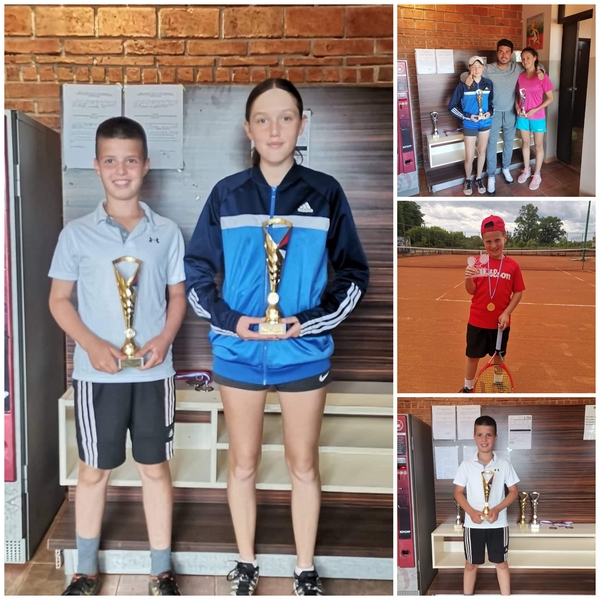 Pavle, Tara, Jevrosima i Kosta nižu uspehe na teniskim terenima
