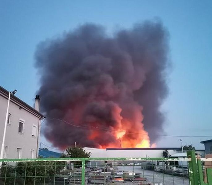 Veliki požar kod Niša gašen od sinoć do jutros (foto, video)