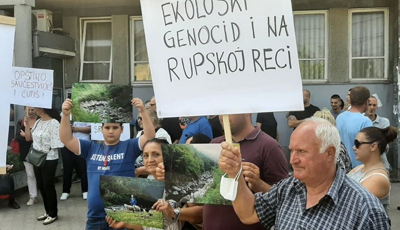 Umesto rasprave protest u Vlasotincu zbog najave gradnje MHE