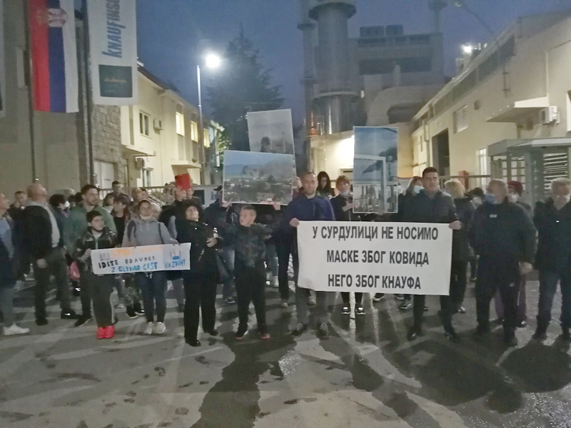 Protest zbog lošeg vazduha u Surdulici