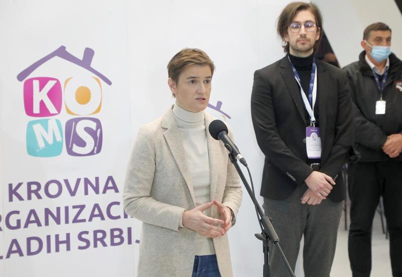 Mladi u Nišu tražili od premijerke učešće u donošenju odluka o mladima