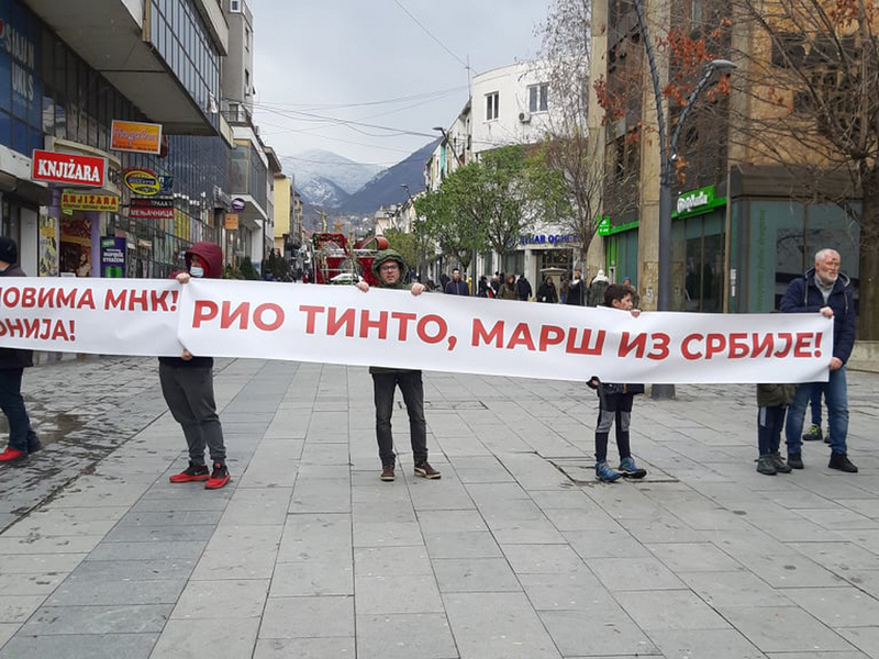 Peti po redu ekološki protest u Vranju sa manjim incidentima trajao oko sat vremena