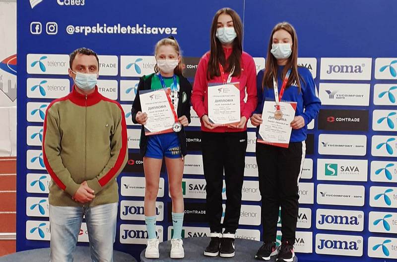 Atletski klub ,,Vlasotince“ osvojio tri medalje u Beogradu